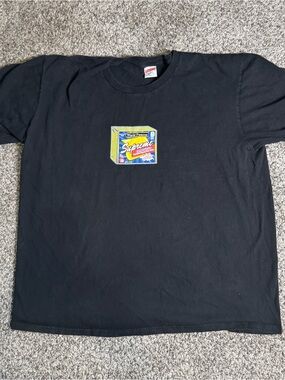 FW19 Supreme Cheese Tee Black XL World Famous